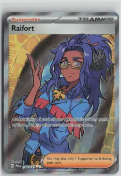 Raifort 142/131 Holo Ultra Rare SV: Prismatic Evolutions Pokemon Holo Near Mint - Image 1