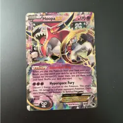 Pokemon TCG Hoopa EX Ultra Rare Holo 36/98 XY Ancient Origins 170 HP 2015 - Image 1