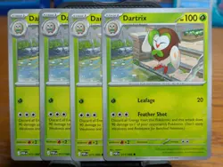 Pokemon TCG Perfect Order Dartrix 011/088 x4 Playset - Image 1