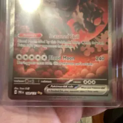 Pokemon TCG Bloodmoon Ursaluna EX Sv: Prismatic Evolutions 168/131 Holo SIR - Image 4