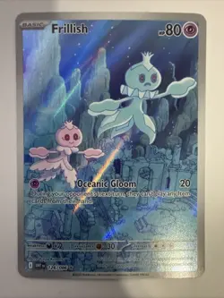Pokemon TCG Frillish 126/086 White Flare Illustration Rare Near Mint - Image 1