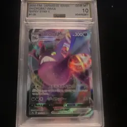 Pokemon Crobat VMAX 109/190 Shiny Star V Triple Rare Holo Japanese AGS 10 - Image 1