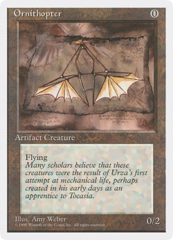 Ornithopter (HP) Fourth Edition 4ED Magic MTG - Image 1
