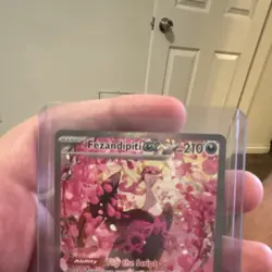 Pokemon TCG Fezandipiti ex SV: Shrouded Fable 288/217 Holo SIR 210 HP - Image 3