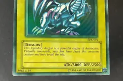 Blue-Eyes White Dragon Yu-Gi-Oh! SDK Unlimited Max Faded Misprint #001 - Image 4