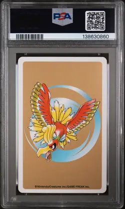 2000 POKEMON GOLD VERSION PLAYING CARDS 3 OF CLUBS #075 GRAVELER PSA 10 - Image 2
