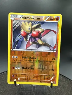 Hitmonchan 48/111 Reverse Holo Rare Pokemon Card TCG English - Image 1