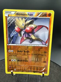 Hitmonchan 48/111 Reverse Holo Rare Pokemon Card TCG English - Image 2