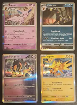 Pokemon Mix Holo Lot of 13 Modern Cards 2023 - 2025 NM SV - SWSH Umbreon Entei + - Image 4
