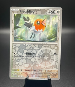 Fletchling [Reverse Holo] 163/193 Paldea Evolved PAL- Pokemon Card - Image 1