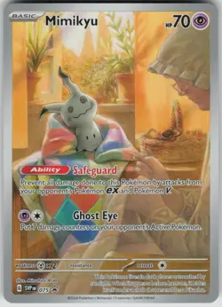 Pokemon Mimikyu Promo SV: Scarlet & Violet Promo Cards 075 NM - Image 1