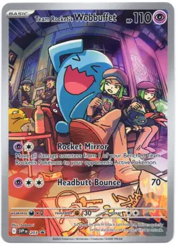 SV: Scarlet & Violet Promo Cards #203 Team Rocket's Wobbuffet - Image 2