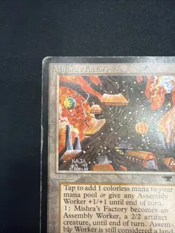 Mishra's Factory (Fall) Antiquities - vintage MTG card. Heavily Played - Image 2