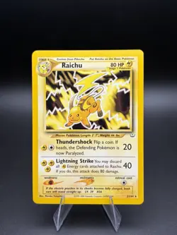 Raichu Neo Revelation 21/64 Unlimited Edition Regular Card - Image 1