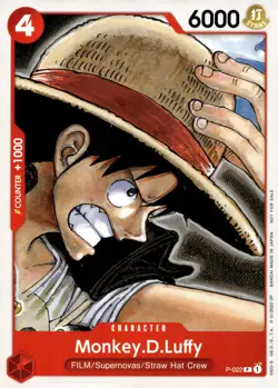 Monkey.D.Luffy (One Piece Film Red) Normal PR One Piece Promotion Cards P-022 NM - Image 1