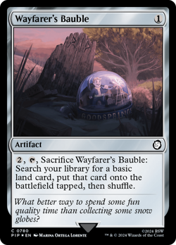Wayfarer's Bauble (Surge 780) FOIL Fallout PLD Artifact Common MTG CARD ABUGames - Image 1
