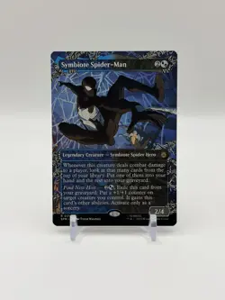 Symbiote Spider-Man (Borderless) #217 (NM) Spider-Man SPM Magic MTG - Image 1