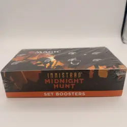 MTG Innistrad Midnight Hunt Set Booster Box 30 Packs Factory Sealed Magic 630509987184 - Image 1