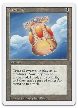 Kormus Bell (LP) Revised Edition 3ED Magic MTG - Image 1