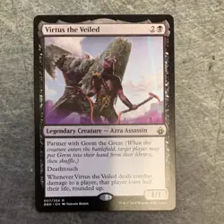 Wizards of the Coast Virtus the Veiled Rare Creature Battlebond Black - Image 1