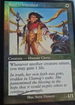 Soul's Attendant RETRO FOIL MTG Viva Las Rakdos Secret Lair NM (7147) BONUS - Image 1