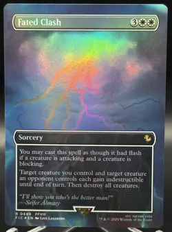 Fated Clash - Borderless Foil - MTG Commander: Final Fantasy - NM✨ - Image 1