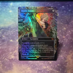 Buster Sword (Borderless) Final Fantasy Foil - Image 1