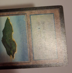 Island MP / HP MTG Magic the Gathering Beta Basic Land (A) - Image 4