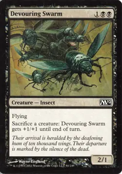 Devouring Swarm #91 Magic 2012 (M12) Magic_the_gathering - Image 1