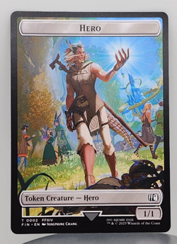 Hero (0002) // Knight Double-Sided Token - FINAL FANTASY (FIN) - Image 1