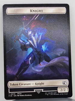 Hero (0002) // Knight Double-Sided Token - FINAL FANTASY (FIN) - Image 2