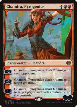 FOIL - Chandra, Pyrogenius - KLD - Near Mint MTG - Image 1
