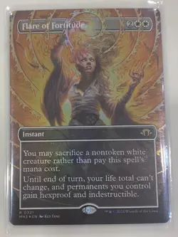 Flare of Fortitude - #321 Foil (Borderless) Modern Horizons 3 - Mtg - Image 1