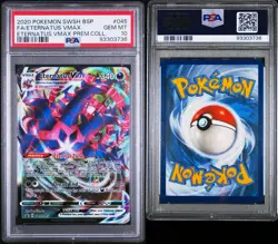 2020 POKEMON SWSH BLACK STAR PROMO #045 FULL ART/ETERNATUS VMAX PSA 10 - Image 3