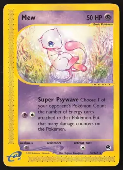 Mew Non Holo 55/165 Pokemon Expedition - Image 1
