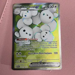 NM Maushold Ex 233/182 Paradox Rift Ultra Rare PAR Textured Full Art Holo - Image 1