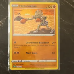 2023 Pokemon Hitmonchan 012/034 Holo TCG Classic Foil Exclusive New - Image 1