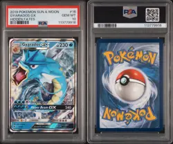 PSA 10 Pokemon Gyarados GX 16/68 Hidden Fates Ultra Rare Holo - Image 1