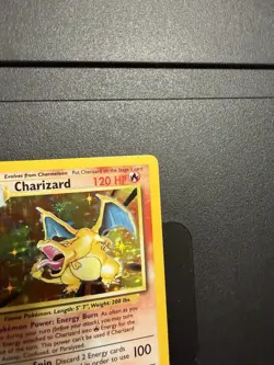Pokemon TCG Base Set(unlimited) Charizard 4/102 Holo Holo Rare 120 HP Eng 1999 - Image 3