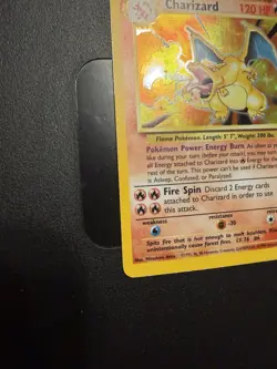 Pokemon TCG Base Set(unlimited) Charizard 4/102 Holo Holo Rare 120 HP Eng 1999 - Image 4