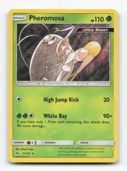 Pokemon TCG - Pheromosa 11/131 Heavily Played Holo Rare Forbidden Light - Image 1