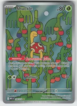 Shuckle Illustration Rare ME01: Mega Evolution 136/132 Pokemon - Image 1