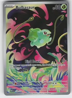 Bulbasaur Illustration Rare ME01: Mega Evolution 133/132 Pokemon - Image 1