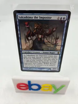 SAKASHIMA THE IMPOSTOR PL MTG DRAFT STAMP Saviors of Kamigawa - Image 1