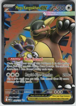 Pokemon Mega Kangaskhan ex Ultra Rare ME01: Mega Evolution 164/132 NM - Image 1