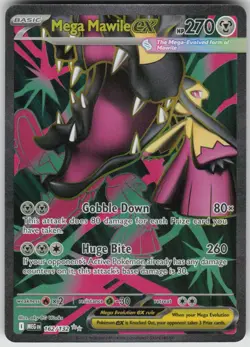 Pokemon Mega Mawile ex Ultra Rare ME01: Mega Evolution 162/132 NM - Image 1