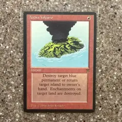 Magic the Gathering ~ MTG ~ 1x Active Volcano ~ LEGENDS ~ M/NM - Image 1