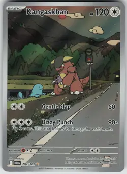 Pokemon Kangaskhan Illustration Rare SV10: Destined Rivals 204/182 NM - Image 1