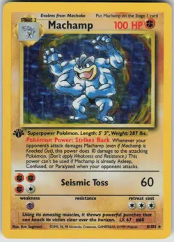 Pokemon Machamp - 8/102 Holo Rare Deck Exclusives 008/102 LP - Image 1