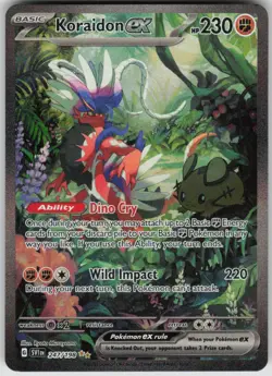 Pokemon Koraidon ex SIR SV01: Scarlet & Violet Base Set 247/198 NM - Image 1